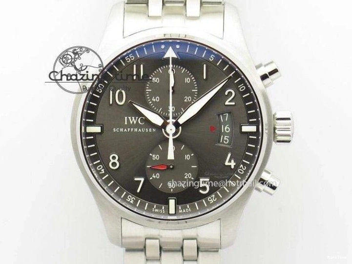 MIROTIME 0206 TechFriendly Big Pilot IW5009 Grey Dial ZF Edition Grey Dial On Brown Leather Strap A51111 (Fantasy Dial Color) 7326